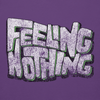 Feeling Nothing Distress Purple Hoodie