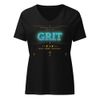 Women's Relaxed V-Neck T-Shirt | Bella Canvas 6405CVC