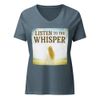 Women's Relaxed V-Neck T-Shirt | Bella Canvas 6405CVC