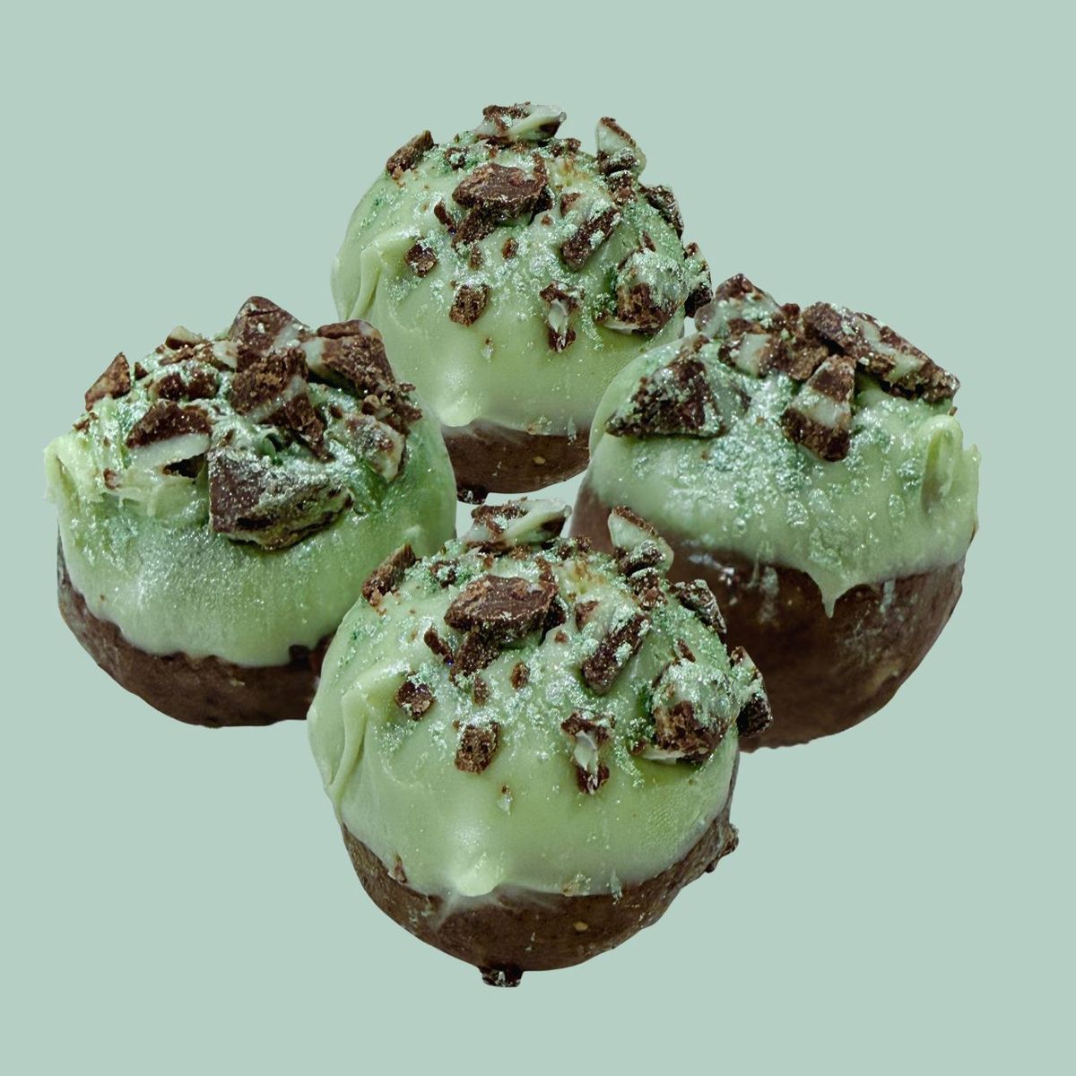 Mermaid Mint Chocolate Pops 🧜♀️