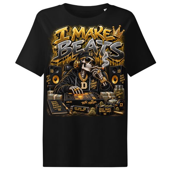 Women's I make beats Organic Ribbed Neck Stella Muser T-Shirt | Stanley/Stella SATW002