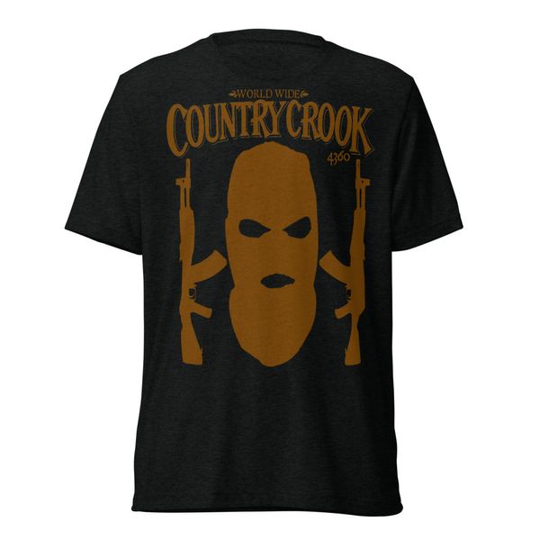 Country crook Unisex Tri-Blend T-Shirt | Bella + Canvas 3413