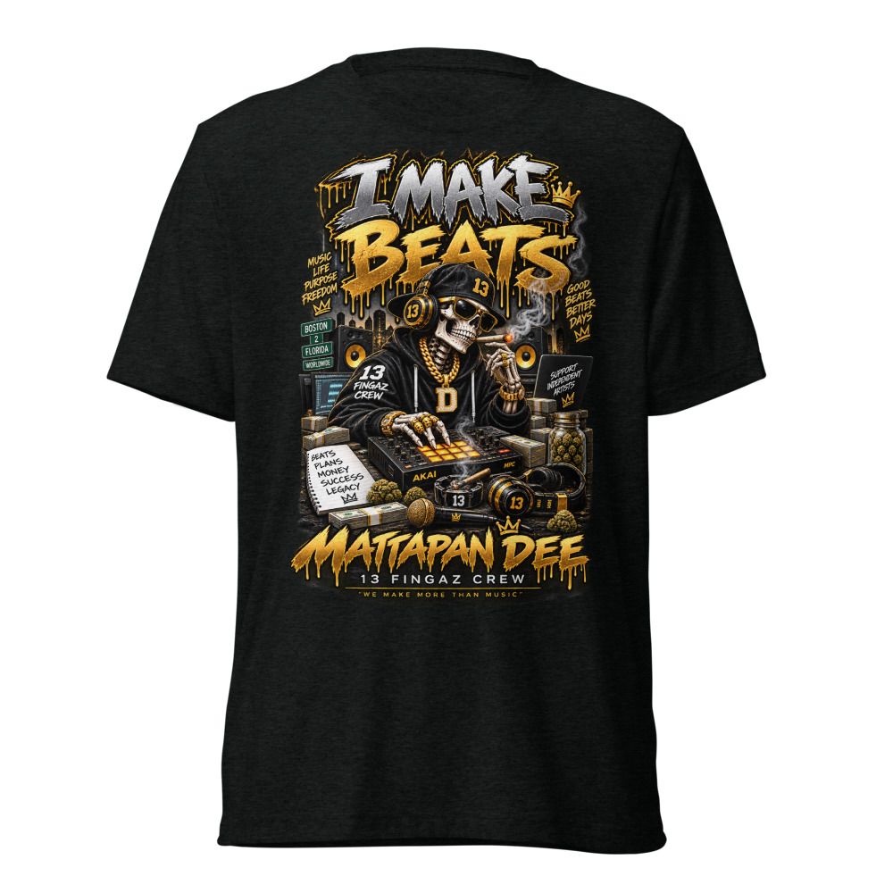 I MAKE BEATS Unisex Tri-Blend T-Shirt | Bella + Canvas 3413