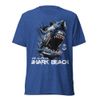 Shark beach Unisex Tri-Blend T-Shirt | Bella + Canvas 3413