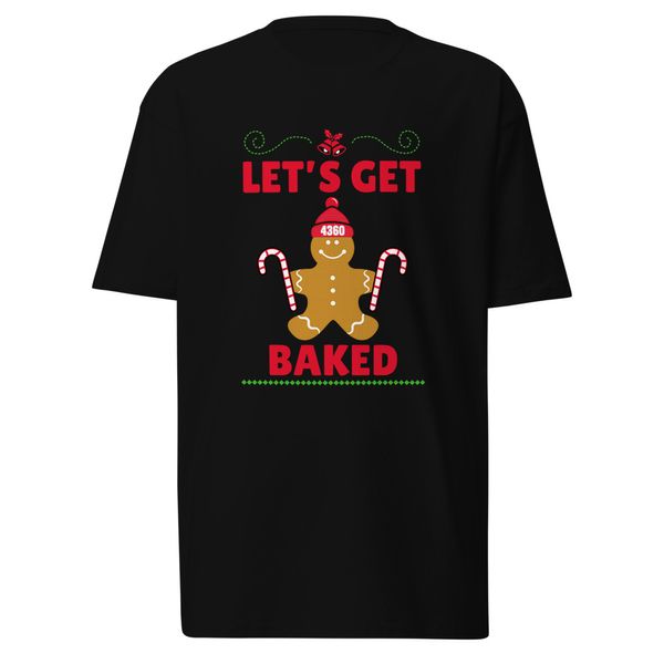 Lets get baked Men's Premium Heavyweight Tee | Cotton Heritage MC1086