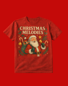 Christmas Melodies Red T Shirt
