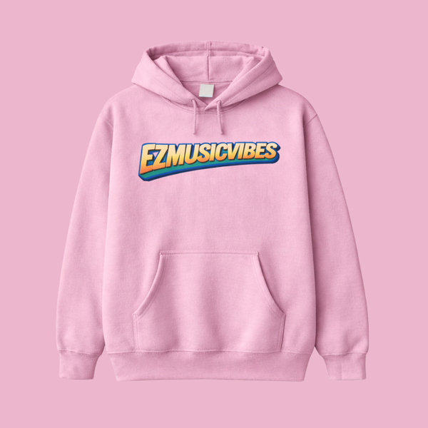 EZMUSICVIBES PINK HOODIE