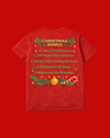 Christmas Melodies Red T Shirt
