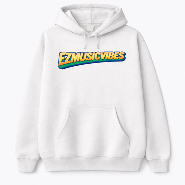 White EZMUSICVIBES Hoodie