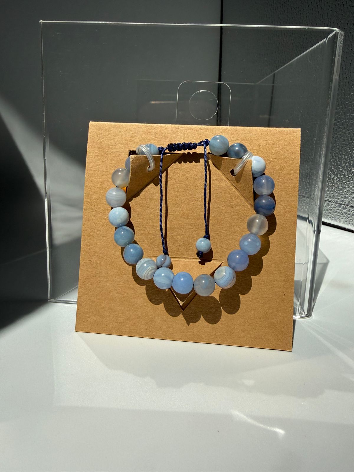 Blue Crazy Lace Agate Bracelet