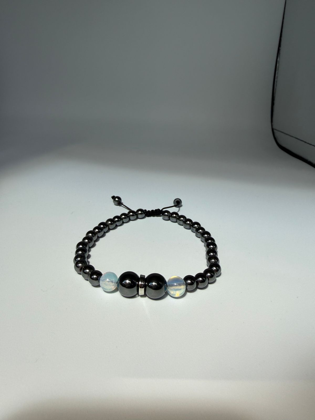 Hematite & Moonstone bracelet