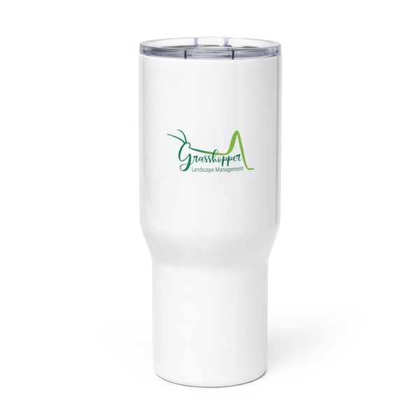GrasshopperLM Travel Mug with a Handle