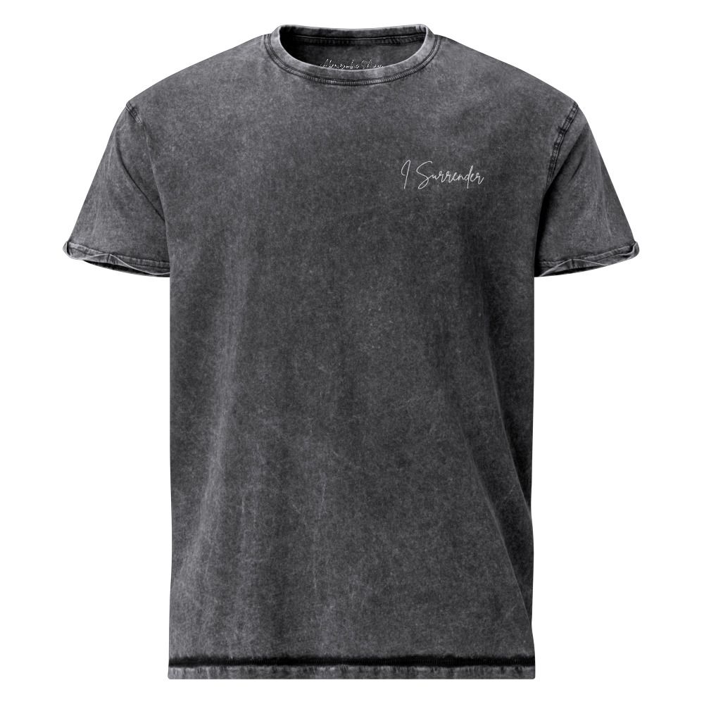 I Surrender Unisex Denim T-Shirt