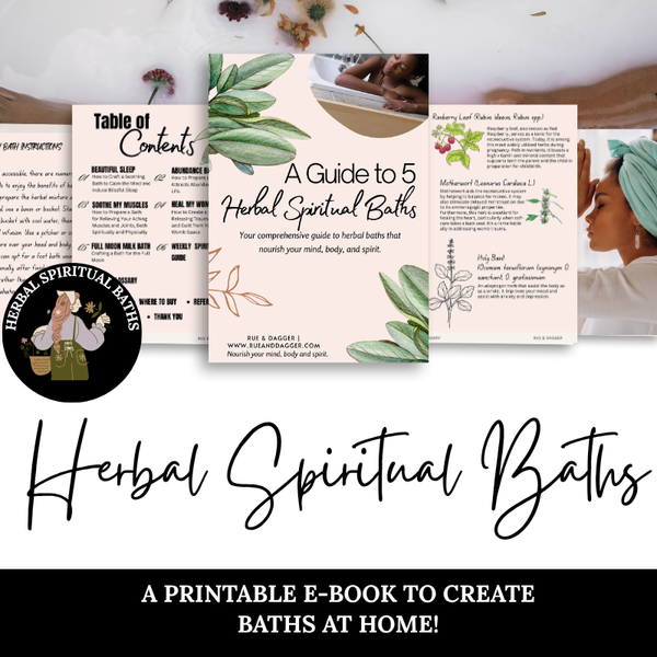A Guide to 5 Herbal Spiritual Baths eBook