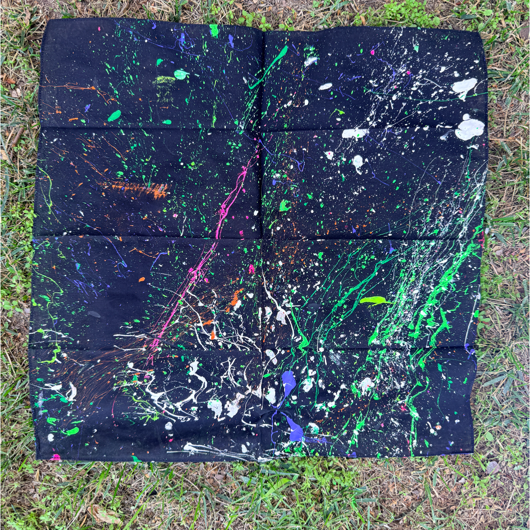 MARSH PIT SPLATA BANDANA (BLACK)