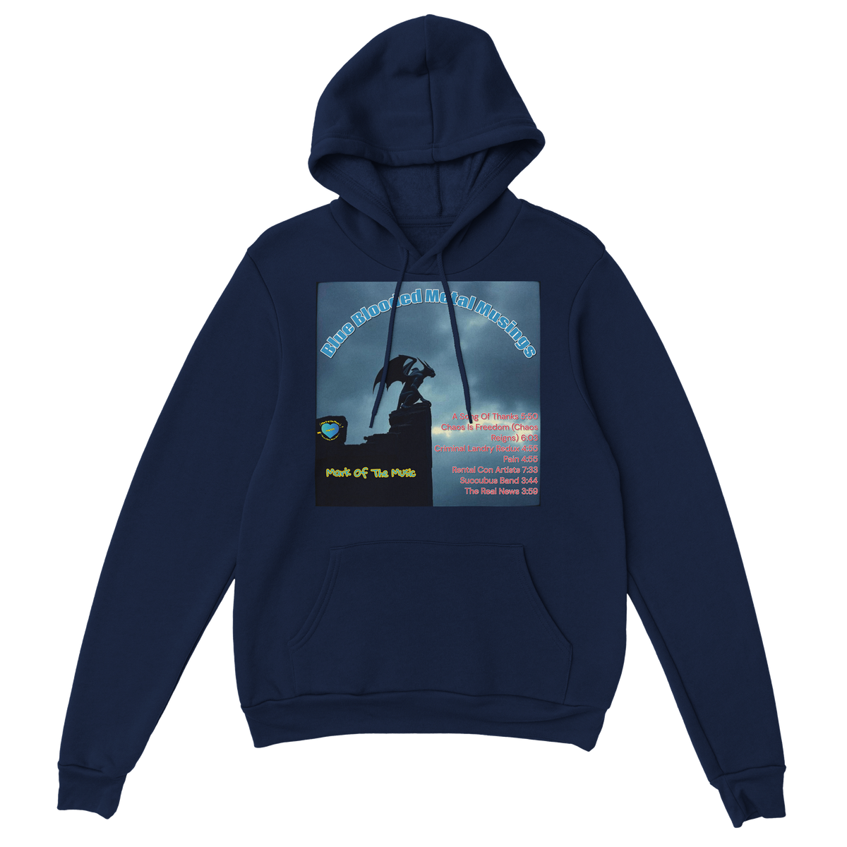 Blue Blooded Metal Musings - Classic Unisex Pullover Hoodie