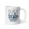 New Year White Glossy Mug