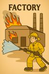 Prints on Fireman at work