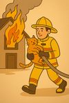 FIREMEN ART PRINTS