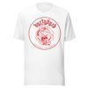 dyrtybyrd logo white t-shirt