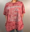 SOLD OUT! PINK TIE DYE THRIFTED SHIRT - XL