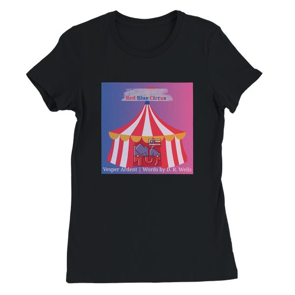 Red Blue Circus - Women’s Cut T-Shirt
