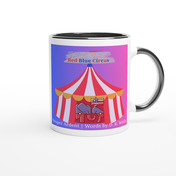 Red Blue Circus - Ceramic Mug
