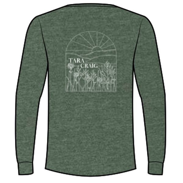 Bella+Canvas Unisex Heather Forest Long Sleeve Tee