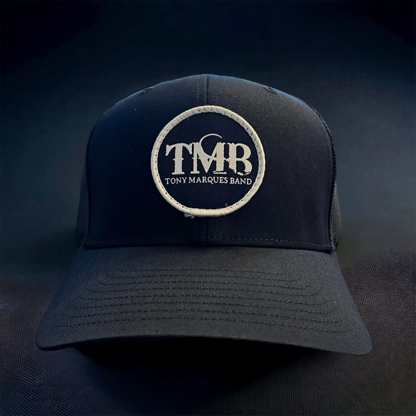 TMB Navy Blue & White Curved Brim Cap