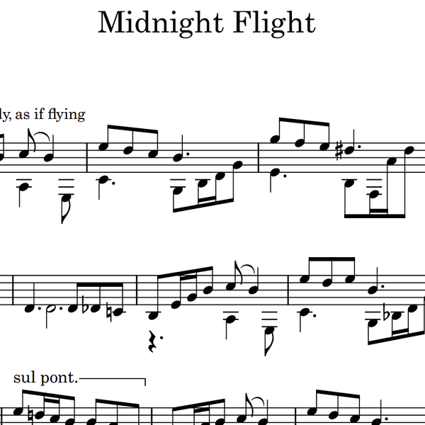 Midnight Flight (solo guitar)