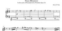 Piano Miniature