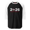 Unisex RPM 45th Anniversary 80’s Classic Baseball Jersey - 3/4 Sleeve