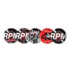 Set of RPM Vintage Button Set – Classic Logo & Anniversary Collection (5-Pack)