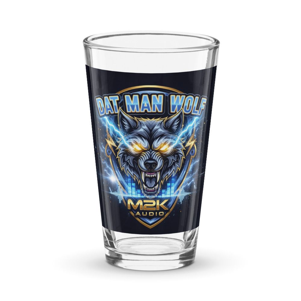 Dat Man Wolf Shaker Pint Glass (16 oz)
