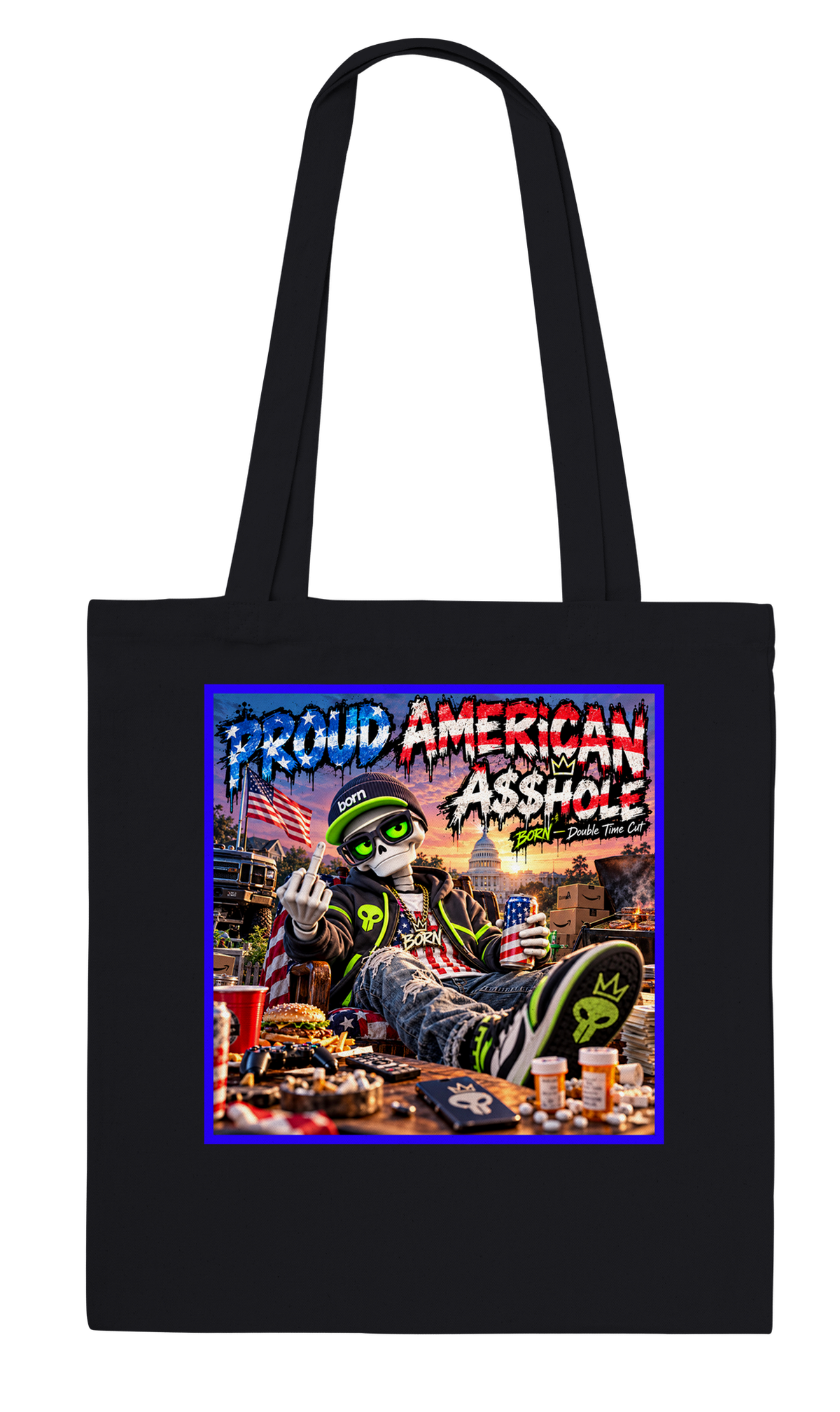 Proud American A$$hole - Tote bag