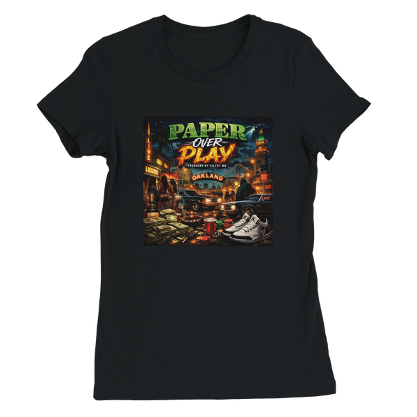Paper Over Play (feat. Mic The Merchant) - Women’s Cut T-Shirt