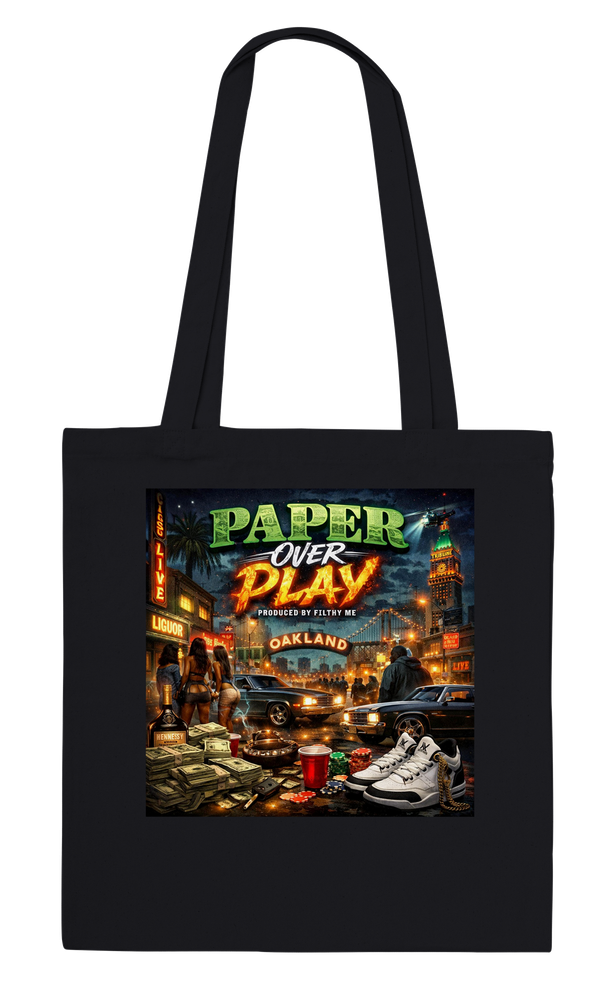 Paper Over Play (feat. Mic The Merchant) - Tote bag