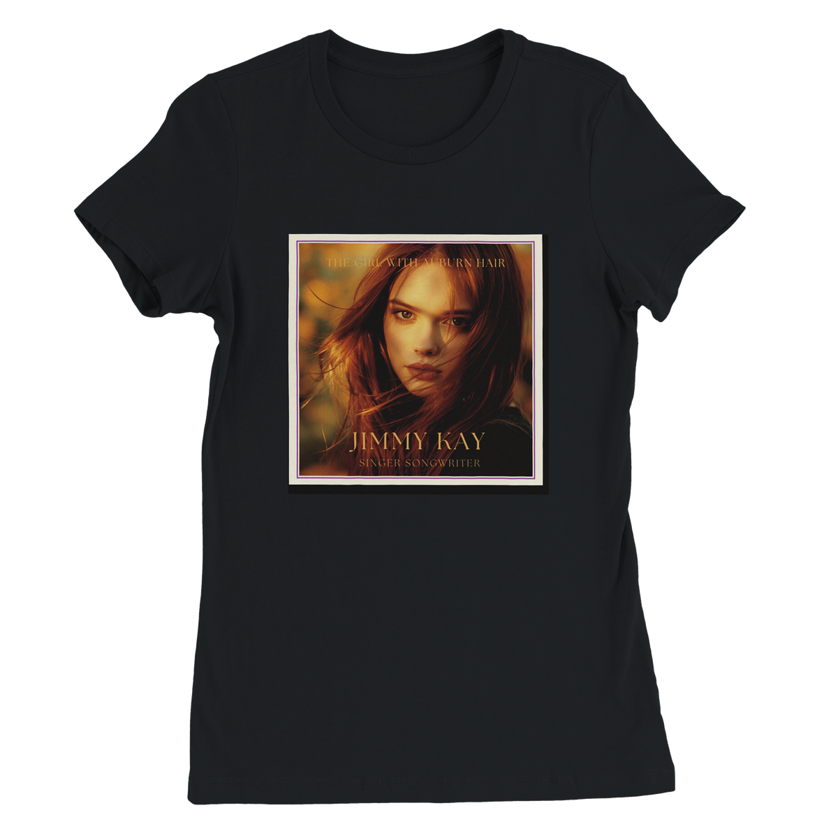 The girl with Auburn hair - Women’s Cut T-Shirt
