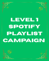 Level 1 Spotify Campaign- Average results: 2k - 6k Organic streams