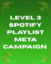 Level 3 Spotify Playlists Meta Campaign
