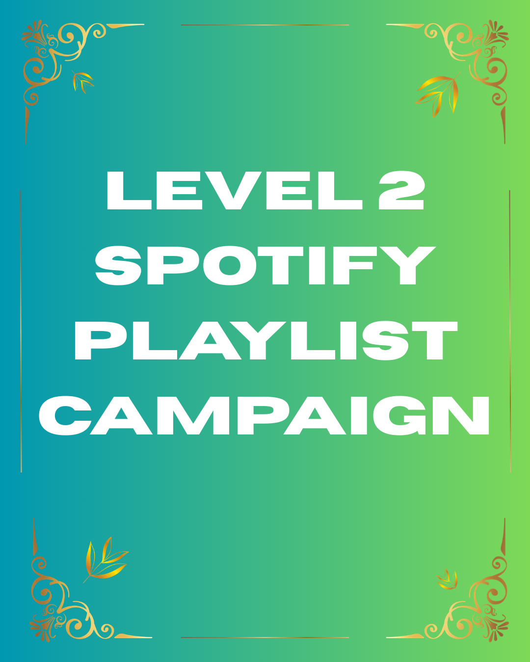Level 2 Spotify campaign average results:10k-22k organic streams
