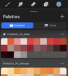 Digital Palettes for Procreate / Adobe of MTN 94 & Hardcore colors