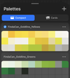 Digital Palettes for Procreate / Adobe of Montana Gold & Black colors