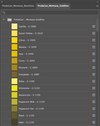Digital Palettes for Procreate / Adobe of Montana Gold & Black colors