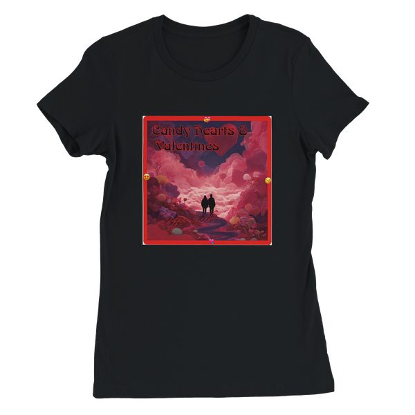 Candy Hearts and Valentines - Women’s Cut T-Shirt