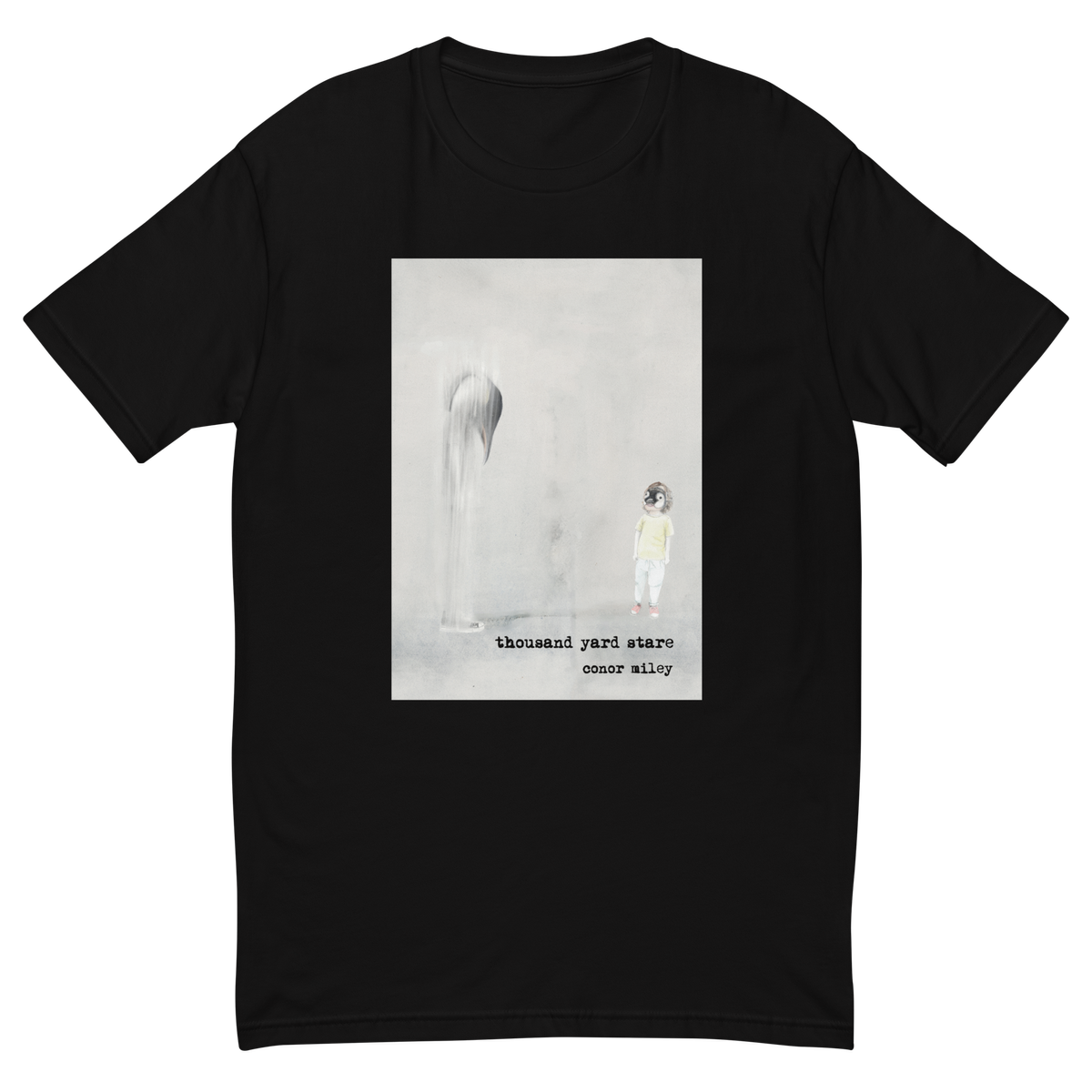 Thousand Yard Stare Black Short Sleeved T-Shirt