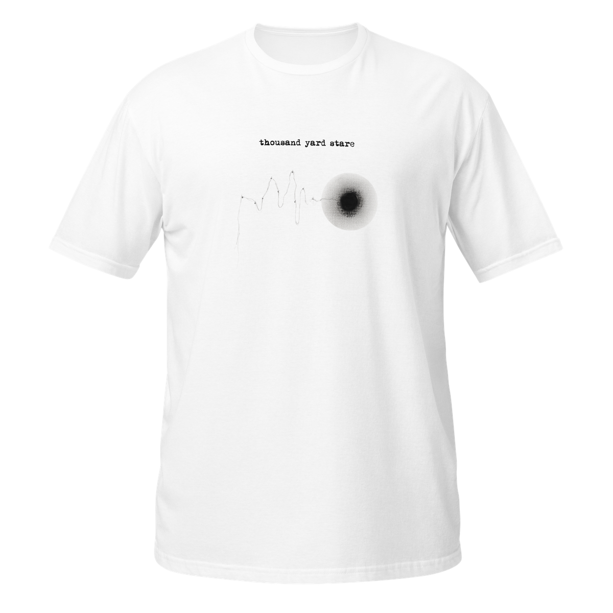 Thousand Yard Stare White Short Sleeved T-Shirt