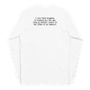 Father's Day White Long-Sleeved T-Shirt