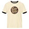 Side by Side Unisex Ringer Tee