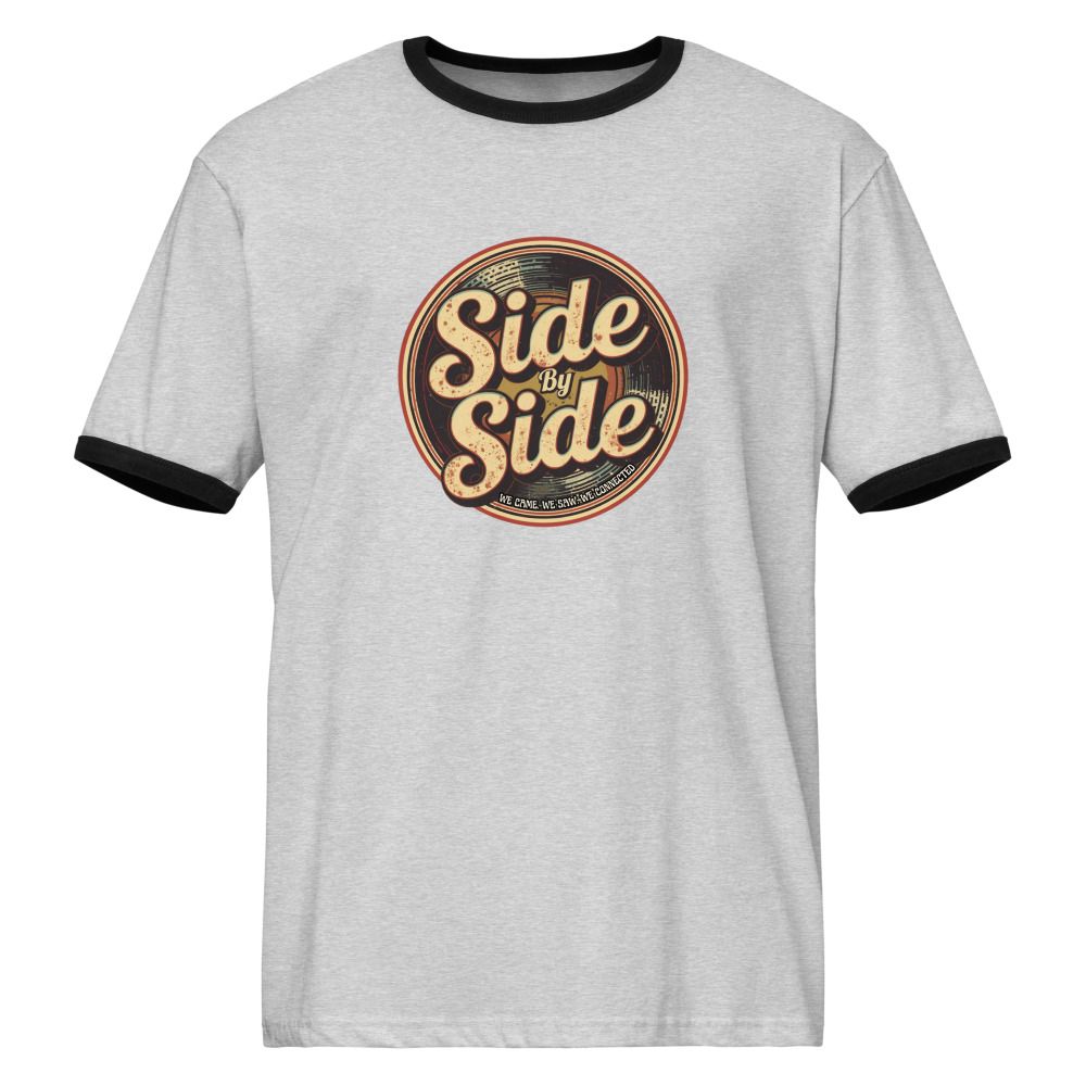 Side by Side Unisex Ringer Tee